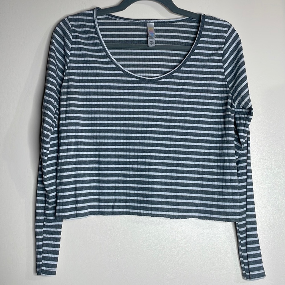 Lularoe striped long sleeve t shirt.